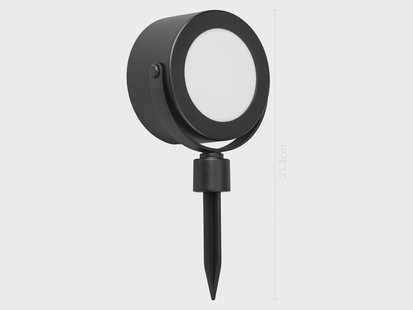 LIVARNO LED-tuinlamp op zonne-energie met schemersensor - tuinsteker