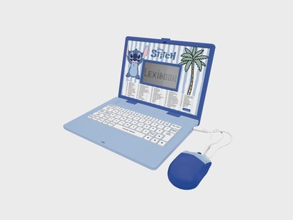 LEXIBOOK Kinder laptop, educatief, tweetalig (Stitch)