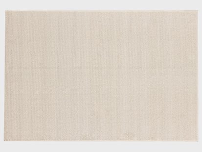 LIVARNO Vloerkleed 115 x 180 cm - laagpolig - geschikt voor vloerverwarming (Beige)