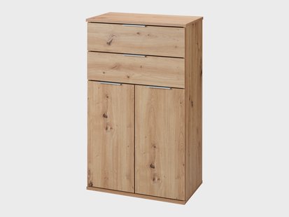 LIVARNO Kast met 2 laden en 2 deuren - in eikenlook