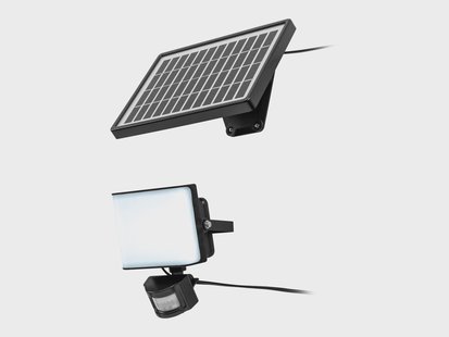 LIVARNO LED-buitenlamp met bewegingsmelder - op zonne-energie (Zwart)