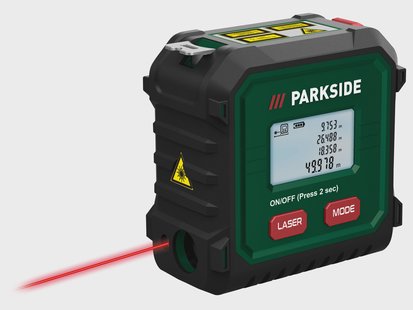 PARKSIDE Rolmaat met laserafstandsmeter