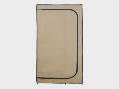 LIVARNO Textiel kledingkast, antraciet, beige.