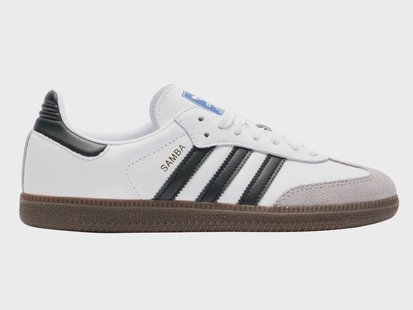 adidas Samba OG schoenen - leer & suède - unisex (36, Wit)