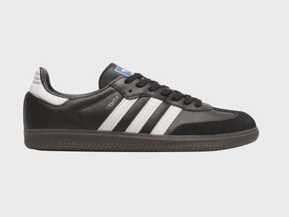 adidas Samba OG schoenen - leer & suède - unisex (36 2/3, Zwart)