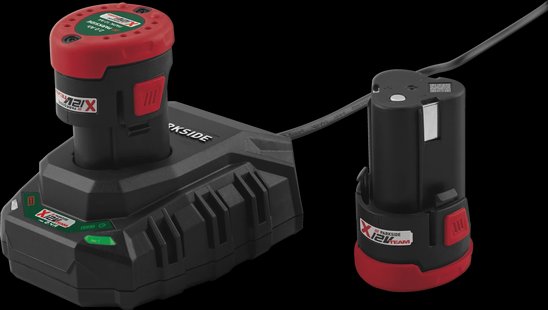 PARKSIDE Set van 2 accu's 12 V - 2 Ah en acculader 2,4 A