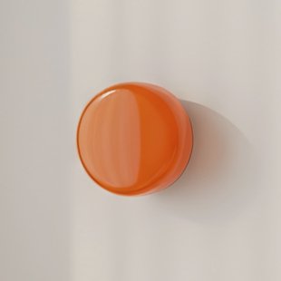 BonBon wandlamp, oranje, Ø 16 cm, glas - ALDEX - Woonkamer - Designer - 1 lamp