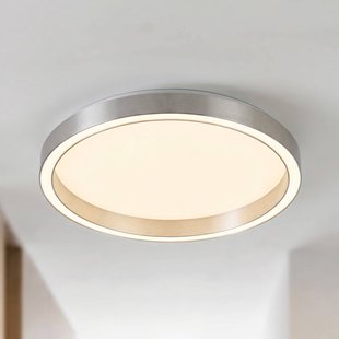 Lucande LED plafondlamp Rotundo, Ø 40 cm, aluminium, dimbaar