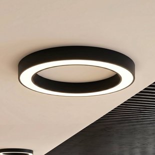 Sharelyn LED plafondlamp, zwart, Ø 80 cm, dimbaar, CCT - Arcchio - Keuken - Modern - Aluminium - Rond