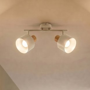 Lindby plafondspot Lenja, 2-lamps, beige, E14, metaal