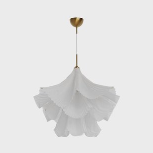 By Rydéns hanglamp Juliette, wit, tule/metaal, 75 cm, E27