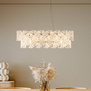 By Rydéns hanglamp Lorraine, messing/helder, 75 cm, E14