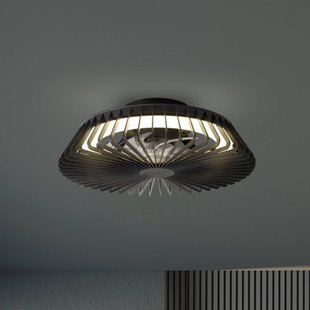 Mantra Iluminación LED plafondventilator Himalaya Mini, zwart, DC, stil, CCT