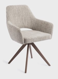 Jesper Home Eetkamerstoel Yanai Turn Brown, Draaibaar - Caramel Grid