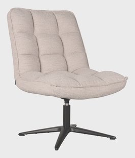LABEL51 Draaifauteuil Vince Bouclé - Naturel