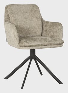 LABEL51 Draaibare Eetkamerstoel Joy Elegance stof - Beige