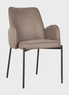 LABEL51 Eetkamerstoel Joni Micro Suede - Taupe