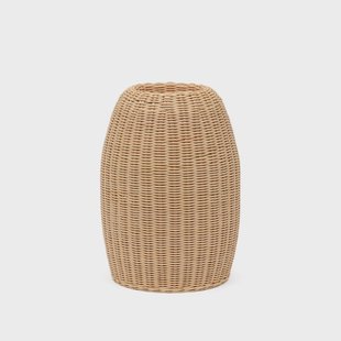 Kave Home Vaas Zilna Rotan, 40cm hoog - Naturel