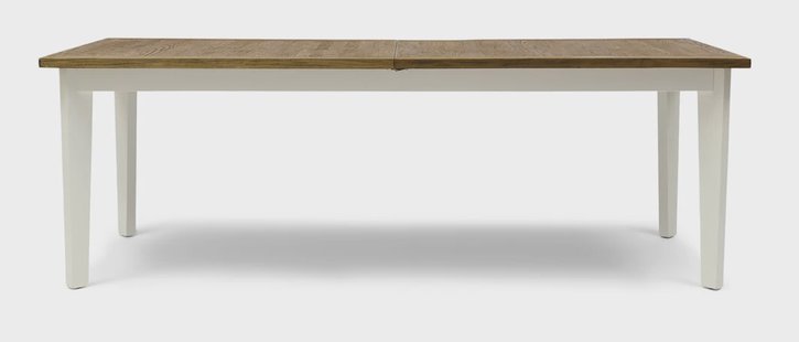 Rivièra Maison Verlengbare Eettafel Xavier Eikenhout en populierenhout, 230/330 x 90cm - Wit