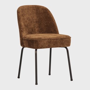 WOOOD Eetkamerstoel Vogue Chenille - Middenbruin - BePureHome