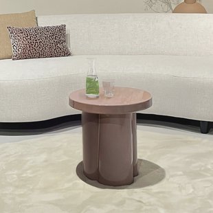 Brix Ronde Bijzettafel Noa 43cm - Vintage Roze