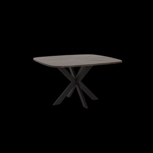 Tower Living Eettafel Silvi Mangohout, 130 x 130cm - Bruin - Ovaal