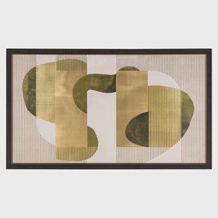 Richmond Wall Art Joylin 85 x 145cm - Groen