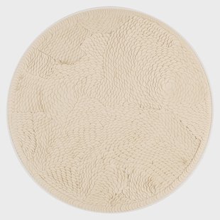 Richmond Wall Art Flow Leder, 110cm - Wit