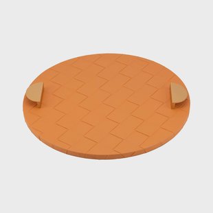 Richmond Dienblad Mavey Lederlook - Oranje