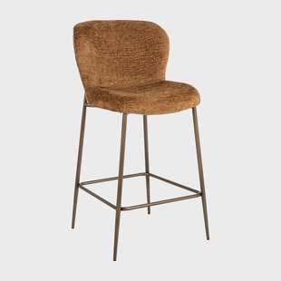 Richmond Barstoel Odarby Fusion stof - Cognac (zithoogte 68cm)
