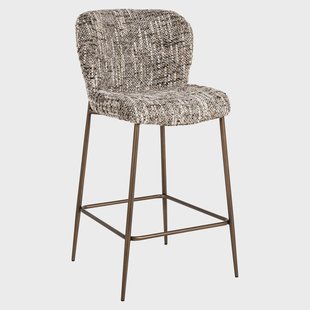 Richmond Barstoel Odarby Omara stof - Bruin (zithoogte 68cm)