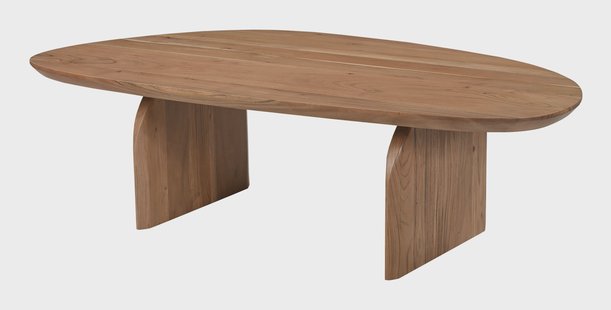 Artistiq Organische Salontafel Sequia Acaciahout, 135 x 76cm - Bruin