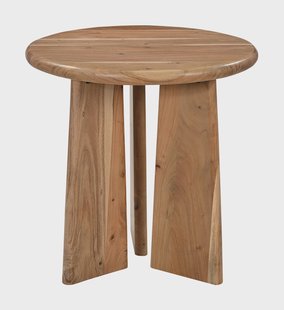 Artistiq Ronde Bijzettafel Sequia Acaciahout, 60cm - Bruin