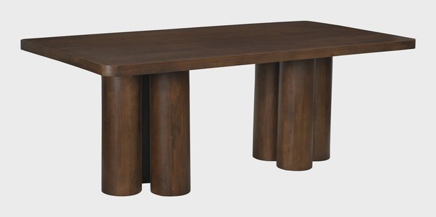 Artistiq Eettafel Leighanna Mangohout, 200 x 100cm - Bruin