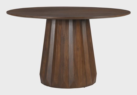 Artistiq Ronde Eettafel Shawntel Mangohout, 130cm - Bruin