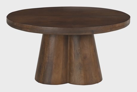 Artistiq Ronde Salontafel Effrey Mangohout, 80cm - Bruin