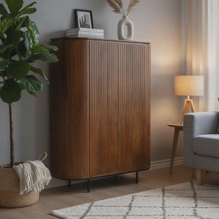 Artistiq Opbergkast Tiphany Mangohout, 151 x 115cm - Bruin
