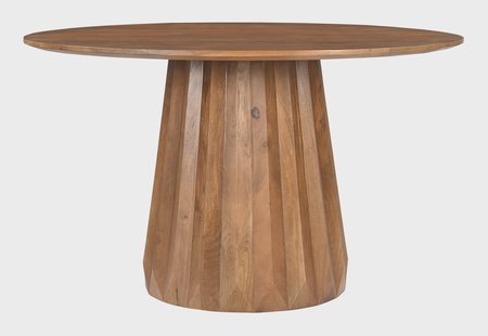 Artistiq Ronde Eettafel Aneisha Mangohout , 130cm - Bruin