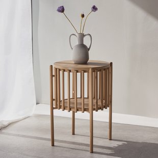 Nohr Ronde Bijzettafel Arwa 45cm - Naturel