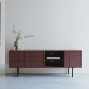 ZILT TV-meubel Chisholm 160cm - Rood