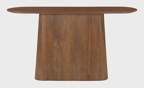 Artistiq Ovale Sidetable Dyann Mangohout, 140cm - Bruin