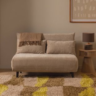 WOOOD Slaapbank Xem Chenille - Naturel