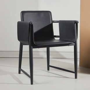 Nohr Fauteuil Molli Lederlook - Zwart