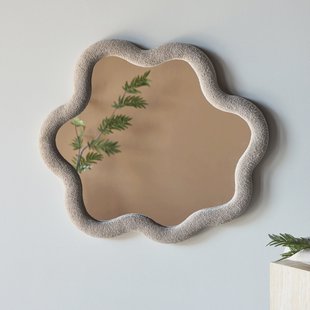 Nohr Organische Spiegel Tho Bouclé, 70 x 70cm - Transparant
