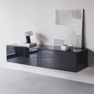 Nohr Zwevend TV-meubel Zeke 160cm - Zwart