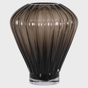 Richmond Vaas Shani Glas, 35cm - Bruin