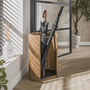 LifestyleFurn Paraplubak Sharmila Mangohout - Massief mango zand