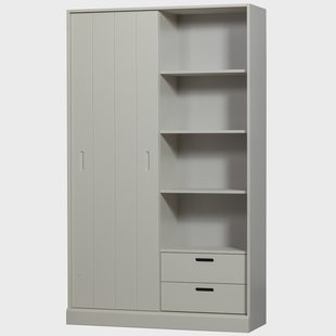 WOOOD Opbergkast Mila Grenenhout - Dust