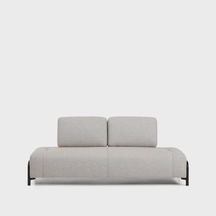 Kave Home 2-zits Bank Compo - Beige/Zwart