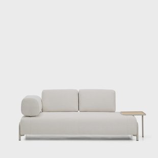 Kave Home 2-zits Bank Compo Met bijzettafel - Beige